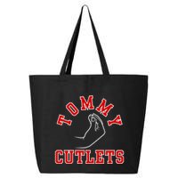 Tommy Cutlets Funny Italian Hand Gesture Football Design 25L Jumbo Tote