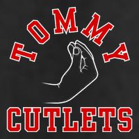 Tommy Cutlets Funny Italian Hand Gesture Football Design 25L Jumbo Tote