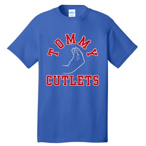 Tommy Cutlets Funny Italian Hand Gesture Football Design Tall T-Shirt