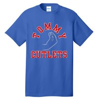 Tommy Cutlets Funny Italian Hand Gesture Football Design Tall T-Shirt