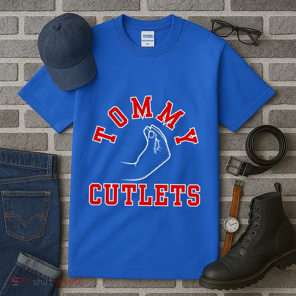 Tommy Cutlets Funny Italian Hand Gesture Football Design Tall T-Shirt