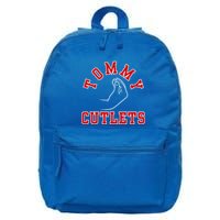 Tommy Cutlets Funny Italian Hand Gesture Football Design 16 in Basic Backpack