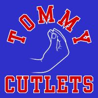 Tommy Cutlets Funny Italian Hand Gesture Football Design 16 in Basic Backpack