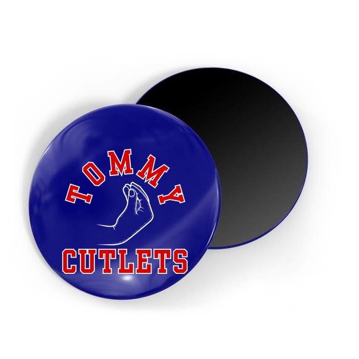 Tommy Cutlets Funny Italian Hand Gesture Football Design Magnet