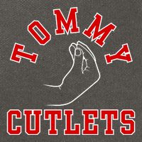 Tommy Cutlets Funny Italian Hand Gesture Football Design Cotton Canvas Backpack
