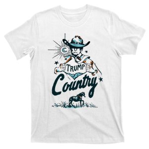 Trump Country Funny Western Trump Cowboy Horse T-Shirt