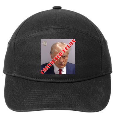 Trump Convicted Felon 7-Panel Snapback Hat