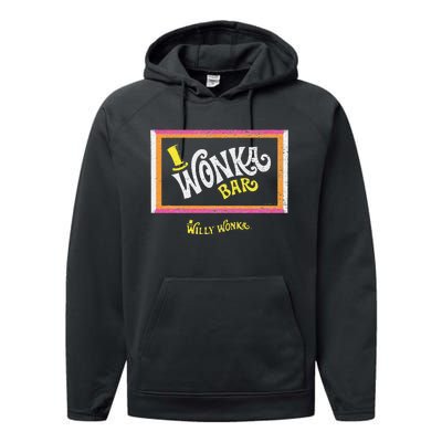 The Chocolate Factory Wonka Chocolate Bar Performance Fleece Hoodie