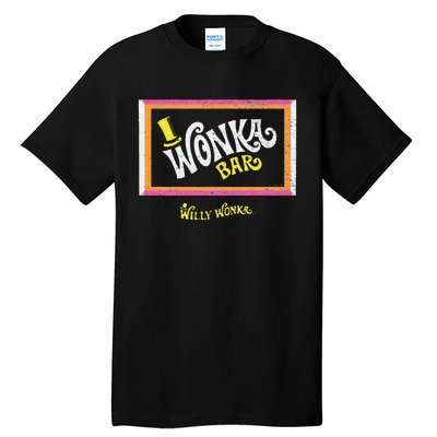 The Chocolate Factory Wonka Chocolate Bar Tall T-Shirt