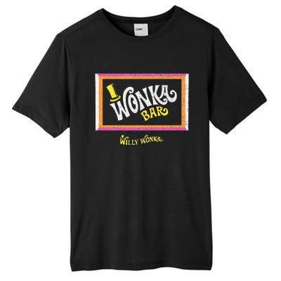 The Chocolate Factory Wonka Chocolate Bar Tall Fusion ChromaSoft Performance T-Shirt