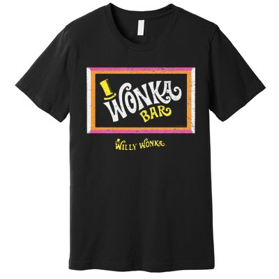 The Chocolate Factory Wonka Chocolate Bar Premium T-Shirt