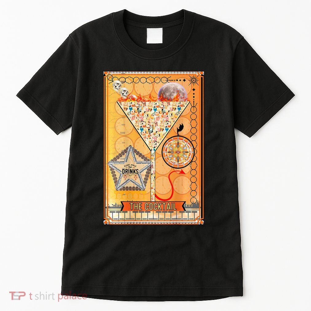 The Cocktail Funny Tarot Playing Card Tall T-Shirt