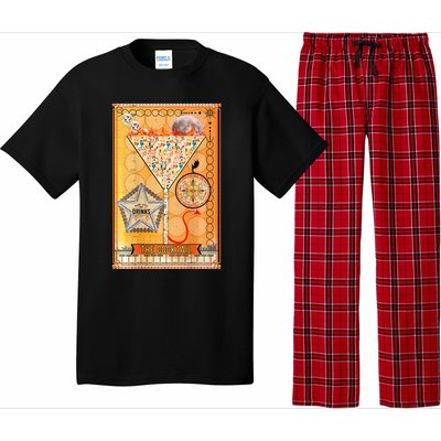 The Cocktail Funny Tarot Playing Card Pajama Set