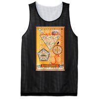 The Cocktail Funny Tarot Playing Card Mesh Reversible Basketball Jersey Tank