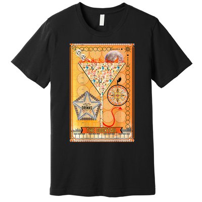 The Cocktail Funny Tarot Playing Card Premium T-Shirt