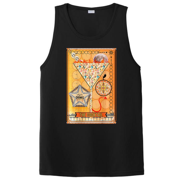 The Cocktail Funny Tarot Playing Card PosiCharge Competitor Tank