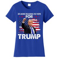 Trump Convicted Felon 34 More Reasons To Vote Women's T-Shirt