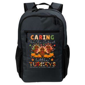 Thankful Caring For The Cutest Little Turkey Cool Nicu Nurse Daily Commute Backpack