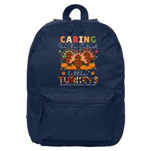 Thankful Caring For The Cutest Little Turkey Cool Nicu Nurse 16 in Basic Backpack