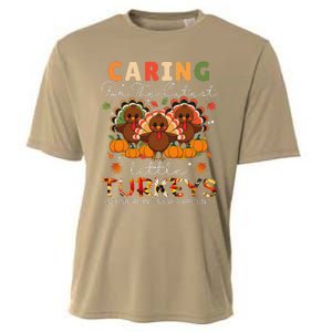 Thankful Caring For The Cutest Little Turkey Cool Nicu Nurse Cooling Performance Crew T-Shirt