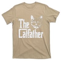 The Catfather Funny Cat Dad Fathers Day Movie Pun Papa T-Shirt