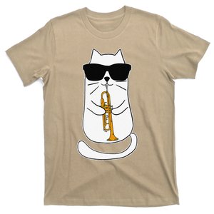 Trumpet Cat Funny Trumpet Player T-Shirt