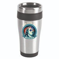 Too Cool For British Rule Ben Franklin 4th Of July Funny 16oz Travel Tumbler