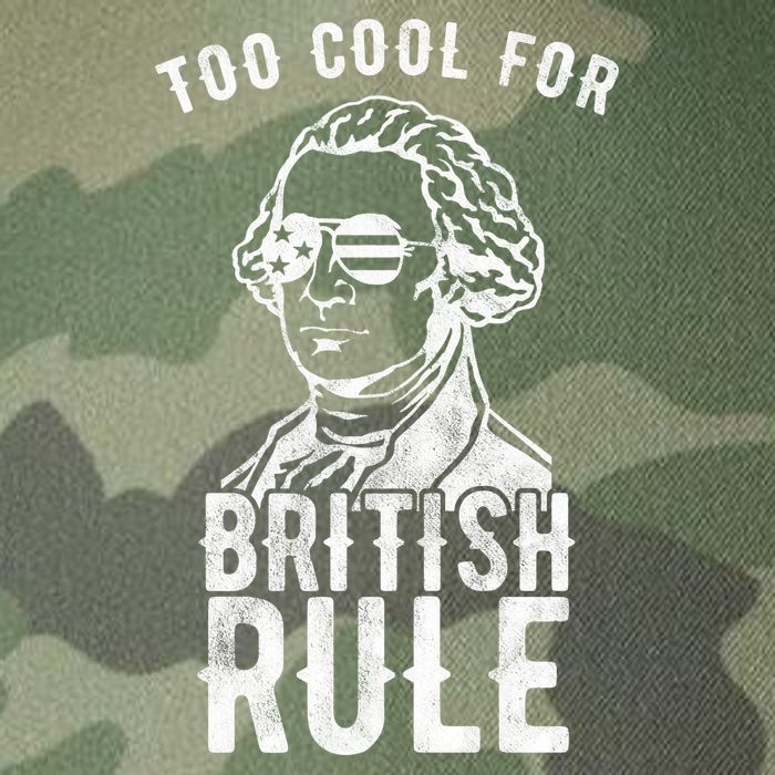 Too Cool For British Rule Usa Funny Legacy Tie Dye Trucker Hat