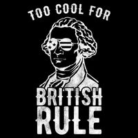 Too Cool For British Rule Usa Funny Backpack