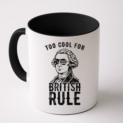 Too Cool For British Rule Usa Funny Mug