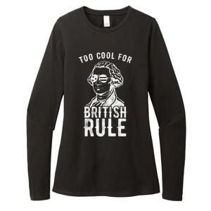 Too Cool For British Rule Usa Funny Womens CVC Long Sleeve Shirt