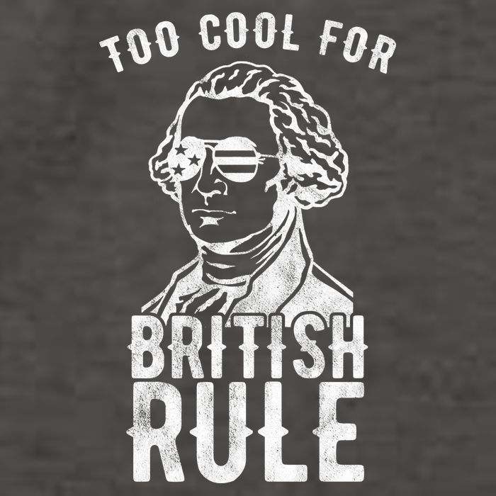 Too Cool For British Rule Usa Funny Vector Backpack