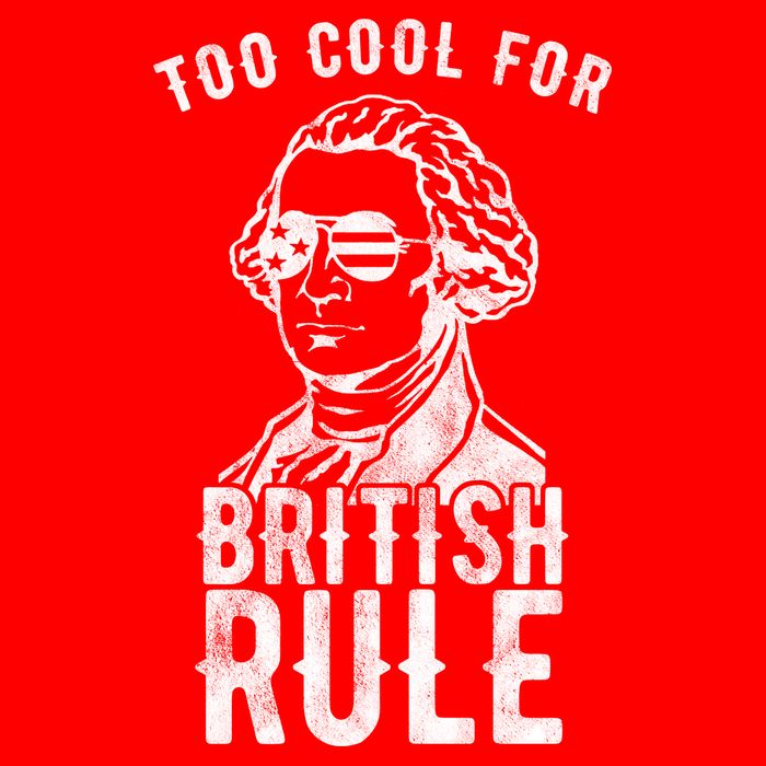 Too Cool For British Rule Usa Funny Flatbill Hat