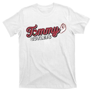 Tommy Cutlets Funny Italian Hand Football T-Shirt