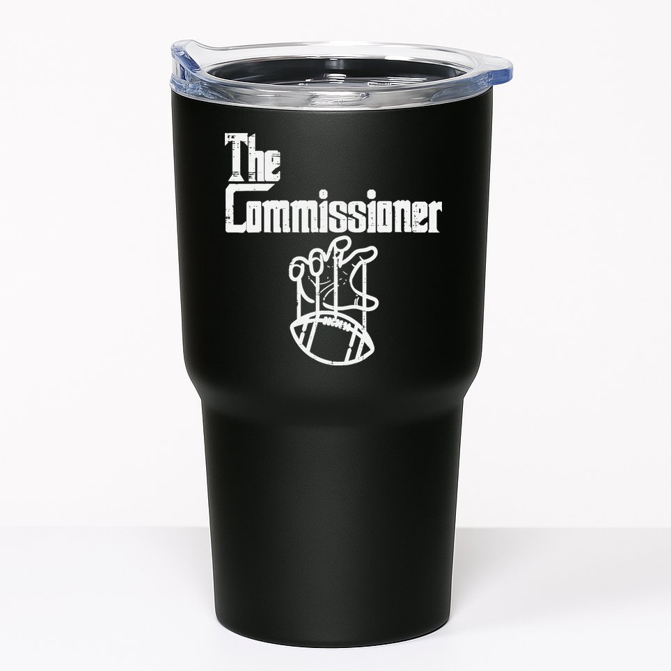 The Commissioner Fantasy Football Commish FFL Tumbler