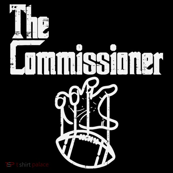 The Commissioner Fantasy Football Commish FFL Cropped Pullover Crew