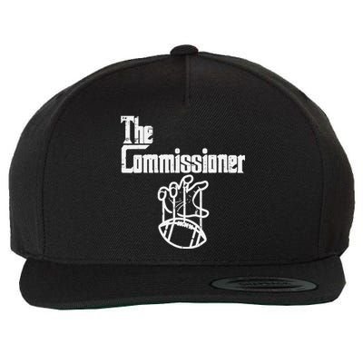 The Commissioner Fantasy Football Commish FFL Wool Snapback Cap