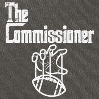 The Commissioner Fantasy Football Commish FFL Cotton Canvas Backpack