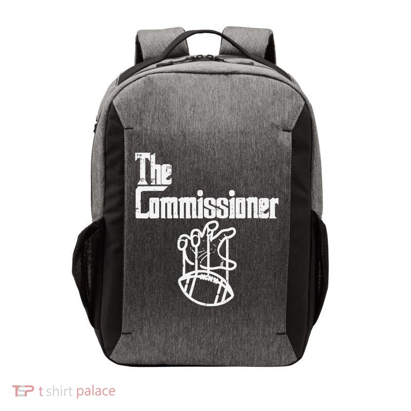 The Commissioner Fantasy Football Commish FFL Vector Backpack