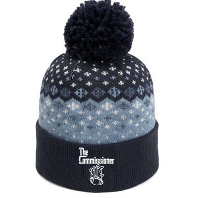 The Commissioner Fantasy Football Commish FFL The Baniff Cuffed Pom Beanie