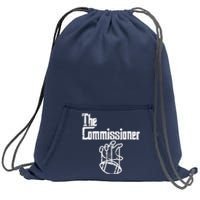 The Commissioner Fantasy Football Commish FFL Sweatshirt Cinch Pack Bag