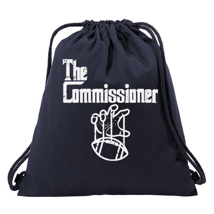 The Commissioner Fantasy Football Commish FFL Drawstring Bag