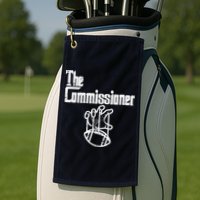 The Commissioner Fantasy Football Commish FFL Golf Towel