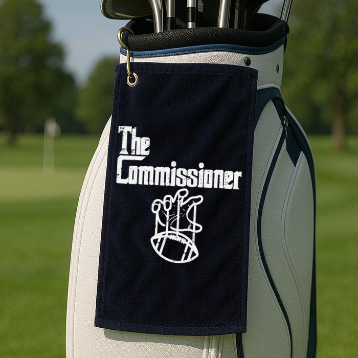 The Commissioner Fantasy Football Commish FFL Golf Towel
