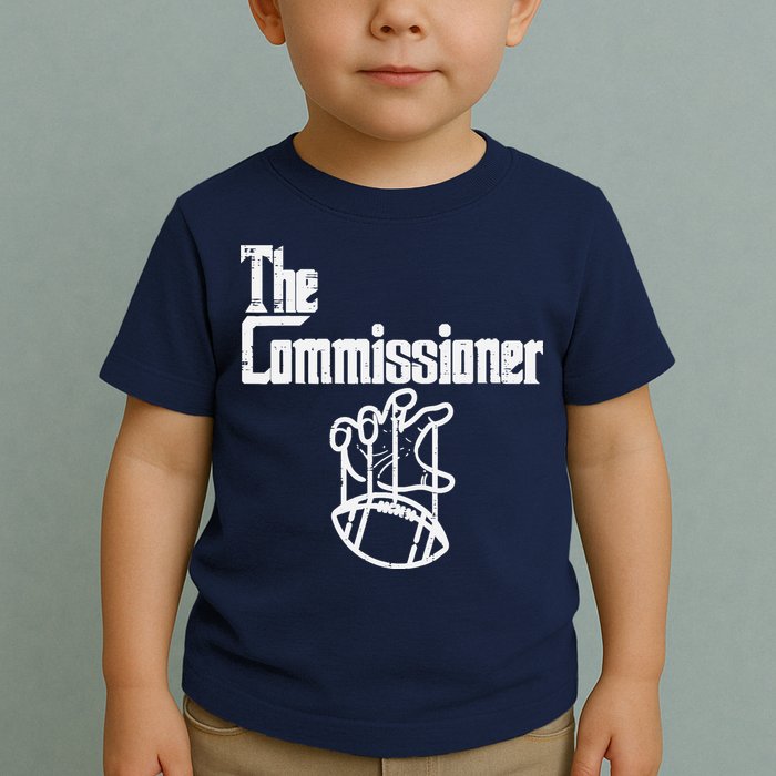 The Commissioner Fantasy Football Commish FFL Toddler T-Shirt