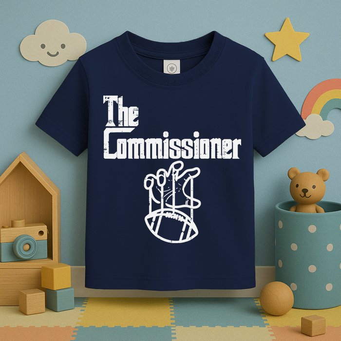 The Commissioner Fantasy Football Commish FFL Toddler T-Shirt