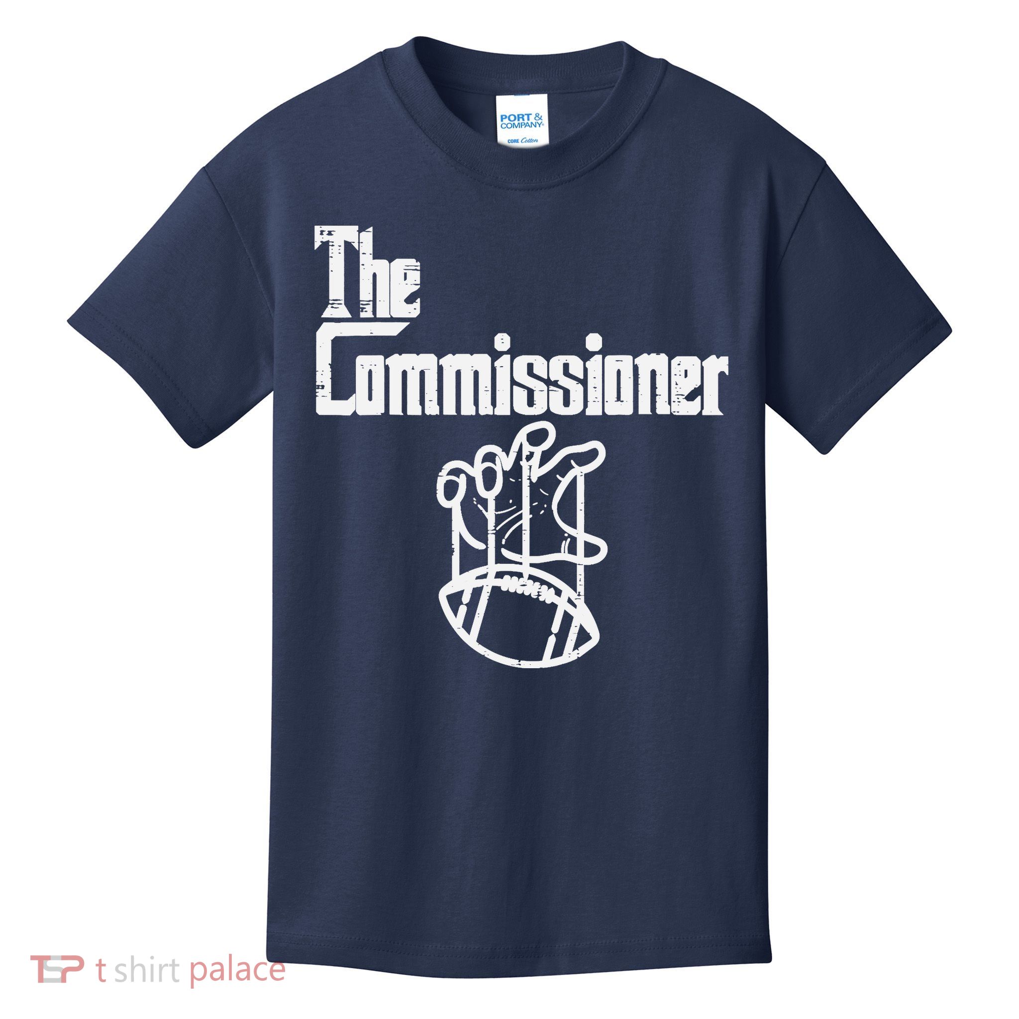 The Commissioner Fantasy Football Commish FFL Kids T-Shirt