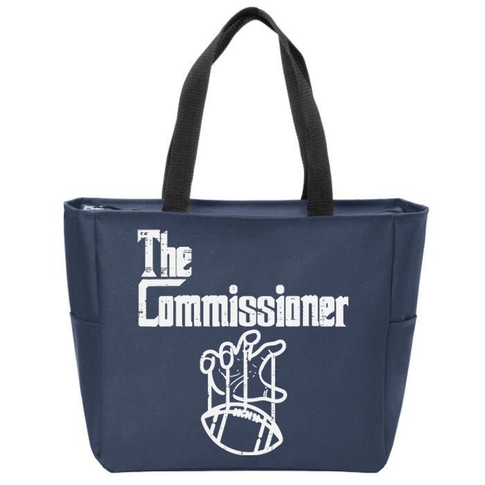 The Commissioner Fantasy Football Commish FFL Zip Tote Bag