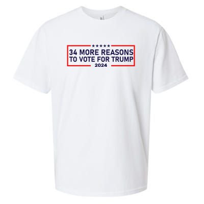 Trump Convicted Felon 34 More Reasons To Vote For Trump 2024 Sueded Cloud Jersey T-Shirt