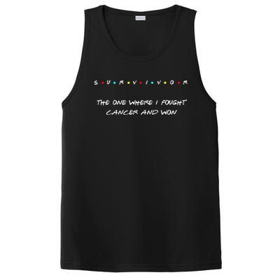 Thyroid Cancer Fight Warrior Thyroid Ribbon Awareness PosiCharge Competitor Tank